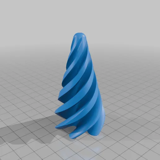 cone3.webp Cône spiralé imprimable en 3D - Jouet anti-stress pour la concentration et la relaxation
