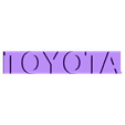 Toyota_Logo.stl WPL C34 Roof Rack & Accessories
