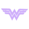 logo wonder woman.STL Wonder Woman office organizer box