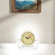 whiteclock.jpg Make your Antique Clock Living Room Home Vintage Clock Retro Table Clock