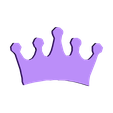 king_crown.stl cute random elements for scrap-booking and other crafts
