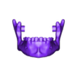 Mandibula_imprecion_3d.obj crânio humano