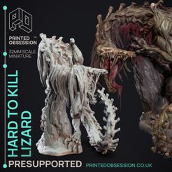 Hard-to-Kill-Lizard-1.jpg Archivo 3D Lagarto Difícil de Matar - SCP - PRESUPUESTO - Ilustrado y Estadísticas - Escala 32mm・Diseño de impresora 3D para descargar