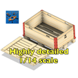 Title.png 1:14 Scale Euro Pallet with stackable Frame and Lid