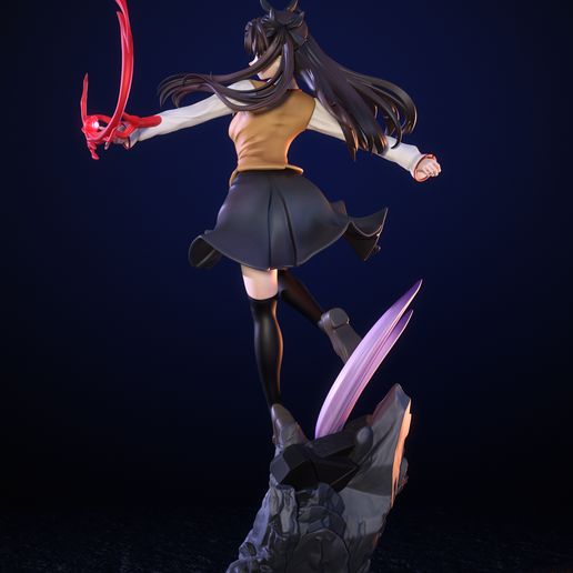 🧙 Rin Tohsaka - Fate Figure for 3D printing・ 3D File for 3D printing・Cults