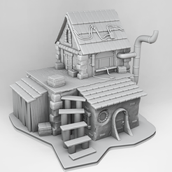 1.png Medieval Castle Diorama - Two Story Home