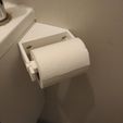 IMG_20180322_201535.jpg Free STL file Corner toilet paper holder・3D printing template to download