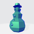 snowman1.png low poly snowman