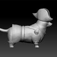 cu2.jpg Cute dog - puppy - toy for kids for 3d print