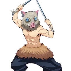 Inosuke_Hashibira_29.webp Free STL file Kimetsu no Yaiba / Inosuke / ACTION FIGURE / STL・3D print object to download