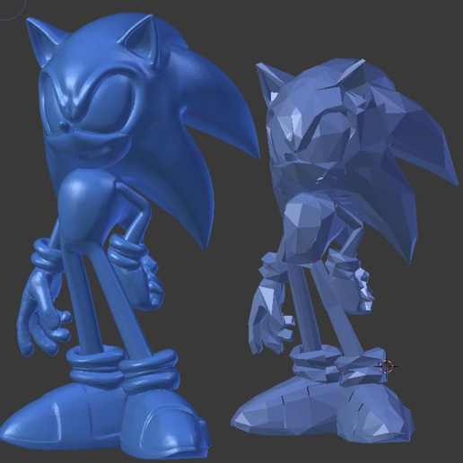 Sonic the Hedgehog Sculpt (21mb) 3D model