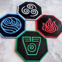 Logos-Avatar.jpeg Avatar elements coaster set