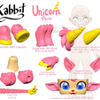q1.png [KABBIT ADDON] Unicorn Parts for Kabbit BJD - (For FDM and SLA Printing)