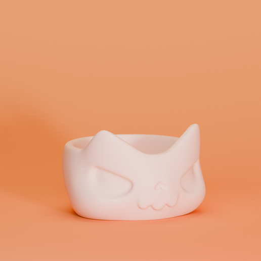 Skull-Pot2-alone.png Skull Cat Plant Pot