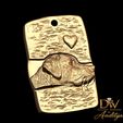 6.jpg Labrador Dog Tag Pendant