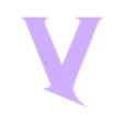 V.stl Letters and Numbers CONAN THE BARBARIAN | Logo