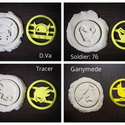 qw.jpg Archivo STL Overwatch - Juego de cortadores de galletas・Diseño de impresión en 3D para descargar