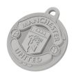 MUFC Isometric.JPG Fichier STL gratuit Porte-clés Manchester United FC・Design imprimable en 3D à télécharger