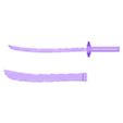 Katana sword assembly.STL Weapon Katana Sword OBJ STL FBX 3d model Design in Solidworks 3D model