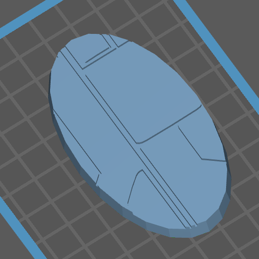 75MM X 42MM SCI-FI base 3D model