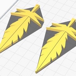Screenshot-883.png Free STL file Tharzic/Thaz Feather (Keychain Optional)・3D printing idea to download