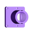 camera_front_18mm.stl Printable M12 Lens mount for Pi camera v2 (8Mpix) + gopro mount case