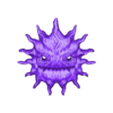 pol_2.OBJ Solar Mask Resizable ArtToy -3d printable files