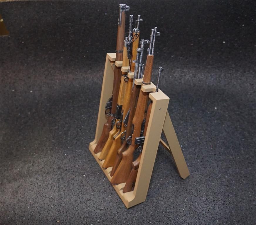 Télécharger le fichier STL gratuit Gunrack échelle 1/4 • Objet pour