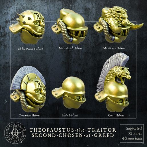 06-Helmets.jpg Theofaustus the Traitor- Second Chosen of Greed