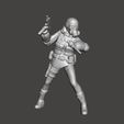 ladyhunk2.jpg RE LADY HUNK MINIATURE MODEL FOR HORROR OR SCIFI GAMES RPG DND