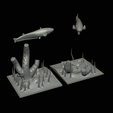 sumec-podstavec-standard-quality-1-23.png two catfish scenery in underwather for 3d print detailed texture