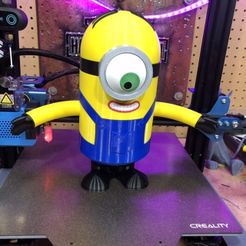 44F234D0-DBE7-441B-B3DB-DB9025709DC6.jpeg Бесплатный STL файл Minion Stuart Multi Color・Модель 3D-принтера для скачивания