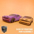 7.jpg Bold Muscle Challenger Car - Printable 3d model - STL files - Personal Use
