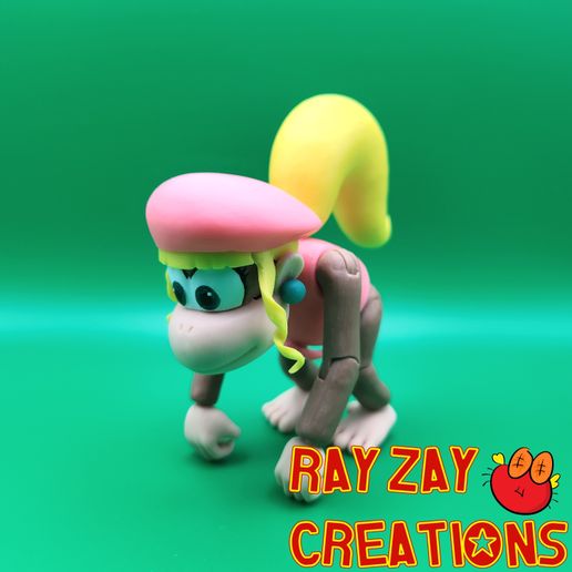 20250404_221017.jpg Dixie Kong Custom Action Figure