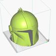 image 6.JPG Mandalorian Helmet customized (with spikes)