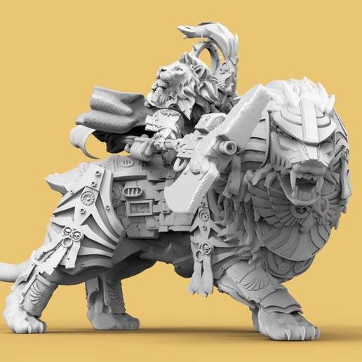 Emperor's Lion Guard 3D model