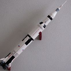 DSC_0112.jpg Wall mount for LEGO® NASA Apollo Saturn V