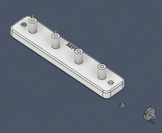 BOARD HANGER + 200X200 RAISED PEGBOARD 3D model