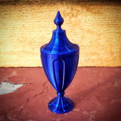 355c3ef6efcba621895af25d76a6e8b5_display_large.jpg Archivo STL gratis Tarro con tapa / Plato de caramelo / Copa / Copa / Pokal・Modelo de impresión 3D para descargar