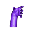 MANO COMPLETA SIN BASE (NAUSI3D).stl TALK TO ME MOVIE PROP HAND - HABLAME MANO