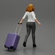 3DG-0004.jpg Fichier 3D 2 Femme d'affaires en chemise et pantalon tirant une valise marchant dans un terminal d'aéroport・Objet imprimable en 3D à télécharger