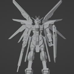 Frontview.png Fichier STL Gundam (Liberté) 3D・Plan imprimable en 3D à télécharger