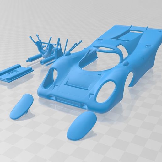 Porsche 917 Le Mans – STL Body Car