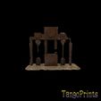 Back-Textured.jpg Free Miniature Terrain - Ruptured Vertical Mining Drill