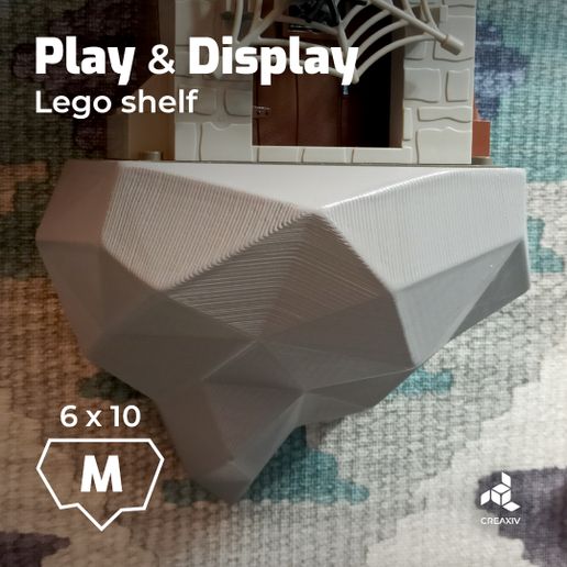 lego shelf - Rock M 3D model