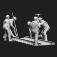 76.52.jpg workers railway 3D print model