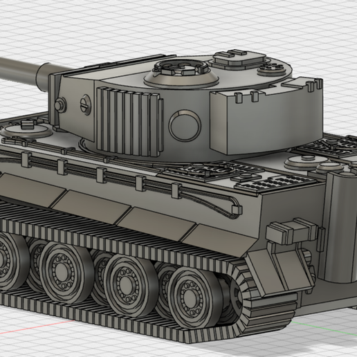 🐅 Armored Fighting Vehicle VI Tiger 1 E・Free STL File for ・Cults