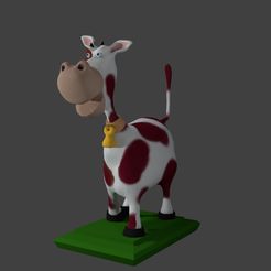 ejemplo.jpg Бесплатный STL файл Dairy cow・Шаблон для загрузки и 3D-печати, javherre