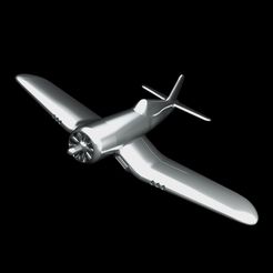 rendu.JPG STL-Datei F4U Corsair・3D-druckbare Vorlage zum herunterladen