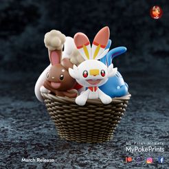 easter-mons-color-1-copy.jpg 3D-Datei Pokemon Bunny Basket - vorgestütztes Ostermodell・3D-druckbares Modell zum Herunterladen